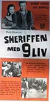 Sheriffen med 9 liv 1959 poster Robert Loggia