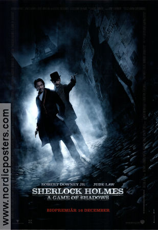 Sherlock Holmes A Game of Shadows 2011 poster Robert Downey Jr Jude Law Jared Harris Noomi Rapace Guy Ritchie