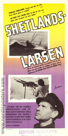 Shetlands-Larsen 1954 poster Leif Larsen Palmar Björnöy Michael Forlong