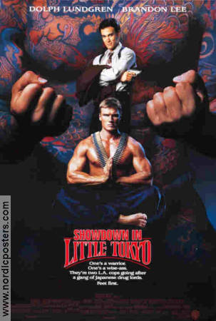 Showdown in Little Tokyo 1992 poster Dolph Lundgren Brandon Lee Kampsport