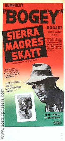 Sierra Madres skatt 1948 poster Humphrey Bogart Walter Huston Tim Holt John Huston