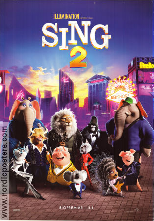 Sing 2 2021 poster Matthew McConaughey Garth Jennings Animerat