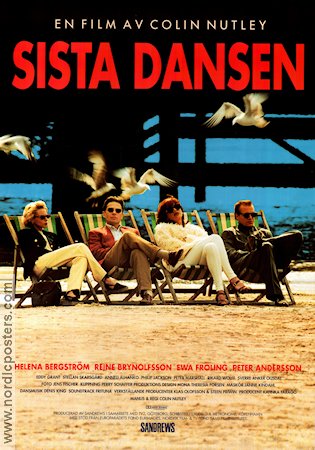 Sista dansen 1993 poster Helena Bergström Reine Brynolfsson Ewa Fröling Colin Nutley Strand Dans