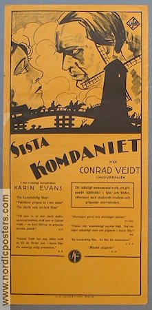 Sista kompaniet 1931 poster Conrad Veidt