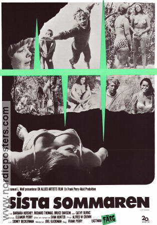 Sista sommaren 1969 poster Barbara Hershey Richard Thomas Bruce Davison Frank Perry