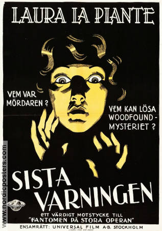 Sista varningen 1929 poster Laura La Plante