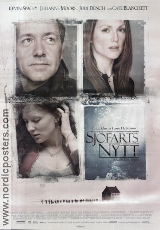 Sjöfartsnytt 2001 poster Kevin Spacey Julianne Moore Judi Dench Lasse Hallström Tidningar