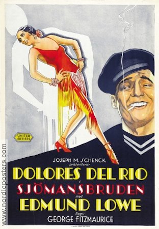 Sjömansbruden 1930 poster Dolores del Rio Edmund Lowe