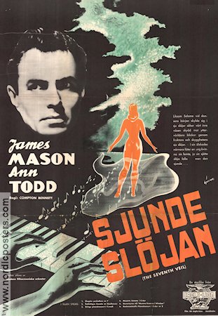 Sjunde slöjan 1945 poster James Mason Ann Todd