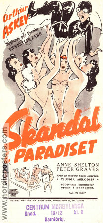 Skandal i paradiset 1944 poster Arthur Askey Anne Shelton Peter Graves Val Guest Musikaler