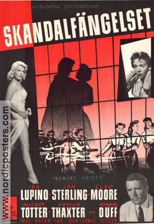Skandalfängelset 1955 poster Ida Lupino Jan Sterling Cleo Moore Lewis Seiler Damer