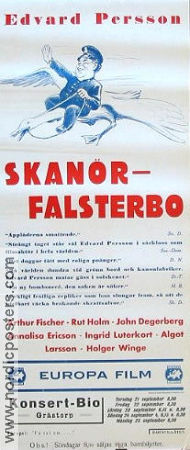 Skanör-Falsterbo 1939 poster Edvard Persson Arthur Fischer Rut Holm Emil A Lingheim Hitta mer: Skåne