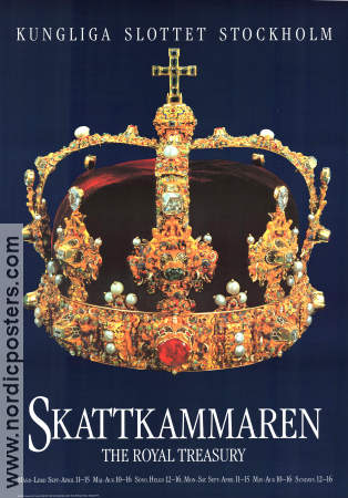 Skattkammaren Kungliga slottet 1991 affisch Hitta mer: Museum Hitta mer: Stockholm