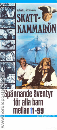 Skattkammarön 1972 poster Boris Andreyev Aare Laanemets Laimonas Noreika Yevgeni Fridman Ryssland