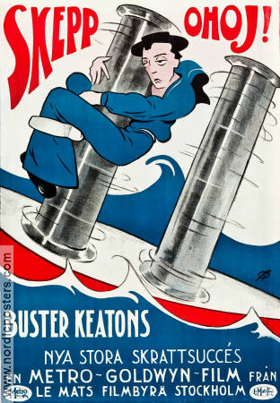 Skepp ohoj 1924 poster Buster Keaton