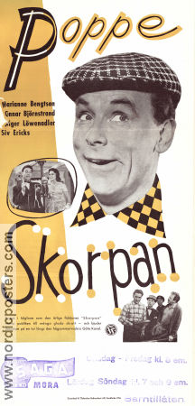 Skorpan 1956 poster Nils Poppe Marianne Bengtsson Holger Löwenadler Hans Lagerkvist