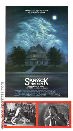 Skräcknatten 1985 poster Chris Sarandon William Ragsdale Amanda Bearse Tom Holland