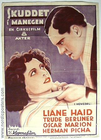 Skuddet i manegen 1940 poster Liane Haid Trude Berliner