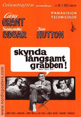 Skynda långsamt grabben 1966 poster Cary Grant Samantha Eggar Jim Hutton Charles Walters