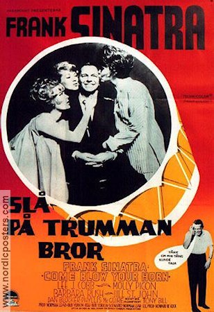 Slå på trumman bror 1963 poster Frank Sinatra Jill St John Instrument