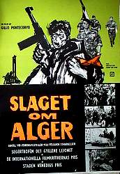 Slaget om Alger 1967 poster Gillo Pontecorvo Krig