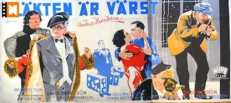 Släkten är värst 1936 poster Thor Modéen Karin Swanström Hitta mer: Large poster