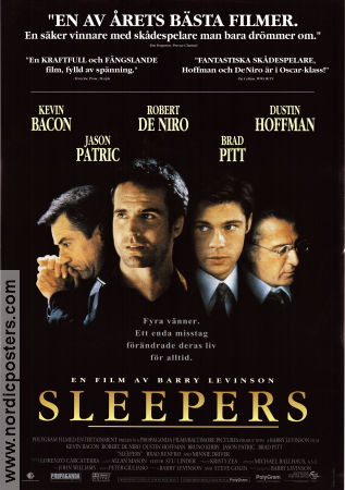 Sleepers 1996 poster Robert De Niro Barry Levinson