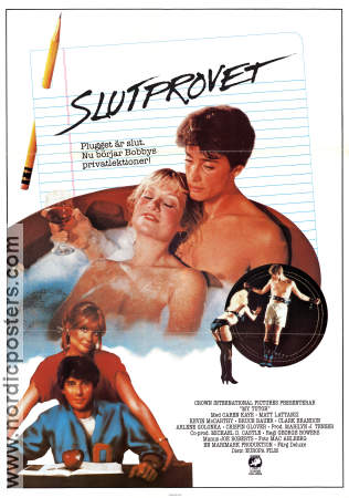 Slutprovet 1983 poster Caren Kaye George Bowers Skola