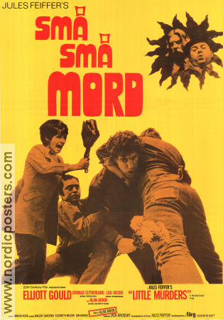 Små små mord 1971 poster Elliott Gould Marcia Rodd Alan Arkin