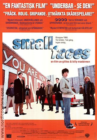 Small Faces 1995 poster Iain Robertson Joe McFadden Claire Higgins Gillies MacKinnon