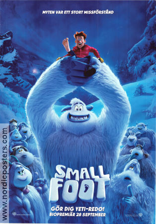 Smallfoot 2018 poster Channing Tatum Karey Kirkpatrick Animerat