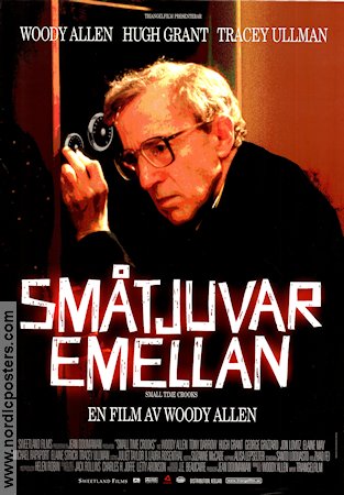 Småtjuvar emellan 2000 poster Hugh Grant Woody Allen Poliser