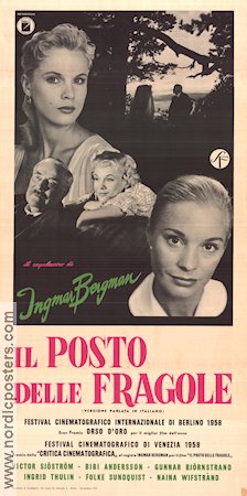 Smultronstället 1957 poster Bibi Andersson Ingrid Thulin Victor Sjöström Ingmar Bergman