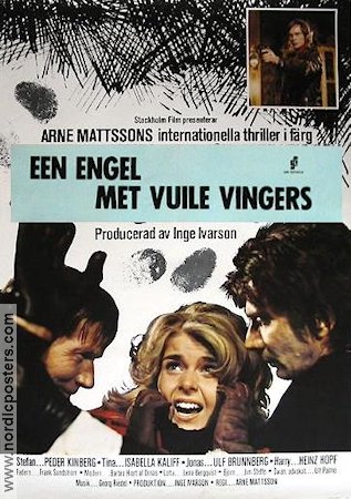 Smutsiga fingrar 1973 poster Ulf Brunnberg Peder Kinberg Isabella Kaliff Heinz Hopf Arne Mattsson