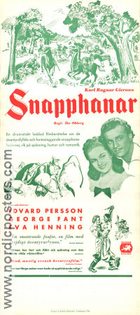 Snapphanar 1941 poster Edvard Persson George Fant Eva Henning Åke Ohberg