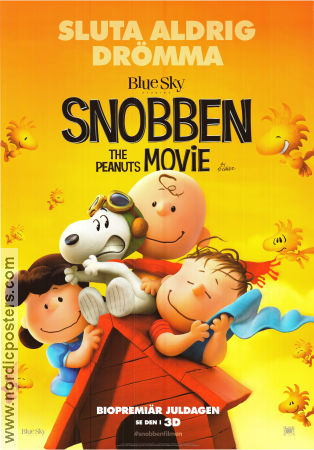 Snobben filmen 2015 poster Noah Schnapp Steve Martino Text: Charles M Schulz Animerat