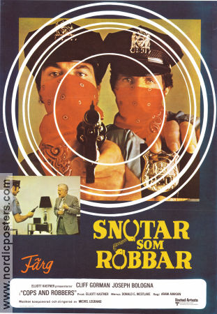 Snutar som robbar 1973 poster Cliff Gorman Joseph Bologna Aram Avakian Poliser