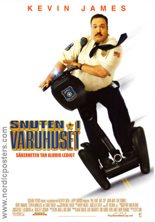 Snuten i varuhuset 2009 poster Kevin James Keir O´Donnell Jayma Mays Steve Carr Poliser