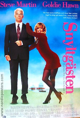 Snyltgästen 1992 poster Steve Martin Goldie Hawn Dana Delany Frank Oz