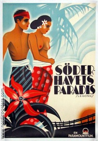 Söderhavets paradis 1935 poster Henri de la Falaise