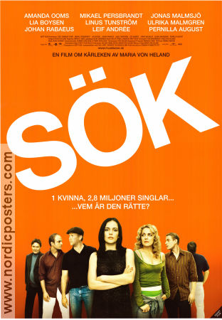 Sök 2006 poster Amanda Ooms Kalle Westerdahl Mikael Persbrandt Maria von Heland