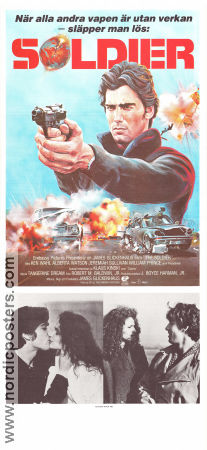 The Soldier 1982 poster Ken Wahl Alberta Watson Klaus Kinski James Glickenhaus