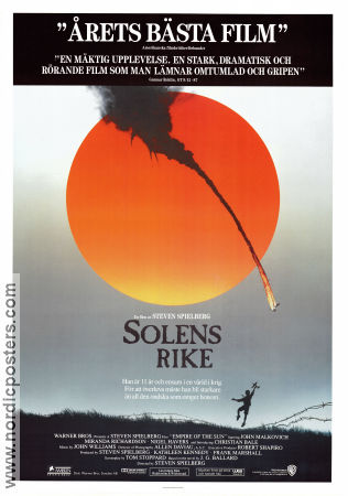 Solens rike 1987 poster Christian Bale Steven Spielberg