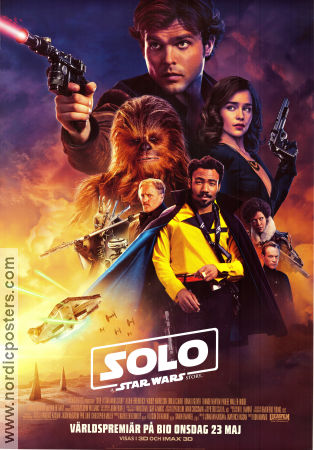 Solo: A Star Wars Story 2018 poster Alden Ehrenreich Joonas Suotamo Woody Harrelson Ron Howard Hitta mer: Star Wars