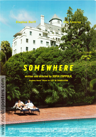 Somewhere 2010 poster Stephen Dorff Elle Fanning Chris Pontius Sofia Coppola