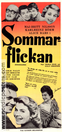 Sommarflickan 1956 poster Maj-Britt Nilsson Alice Babs Håkan Bergström