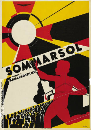 Sommarsol Värmlandsfilmen 1931 poster Harald Berglund Dokumentärer