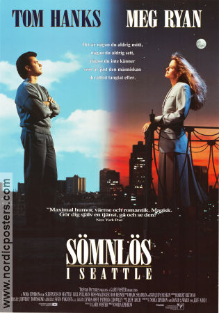 Sömnlös i Seattle 1993 poster Tom Hanks Meg Ryan Romantik