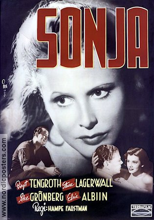 Sonja 1943 poster Birgit Tengroth Sture Lagerwall