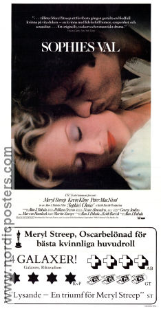 Sophies val 1982 poster Meryl Streep Kevin Kline Peter MacNicol Alan J Pakula Hitta mer: Nazi